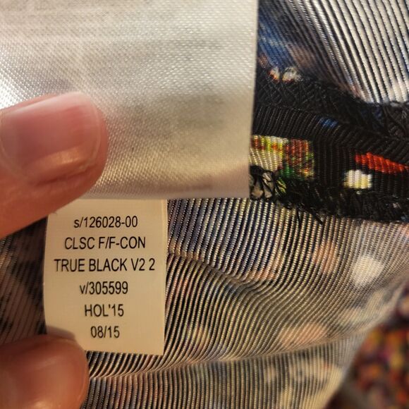 Gap Confetti Flare Dress Black Multicolor Fit And Flare Womens 6 - Picture 15 of 15